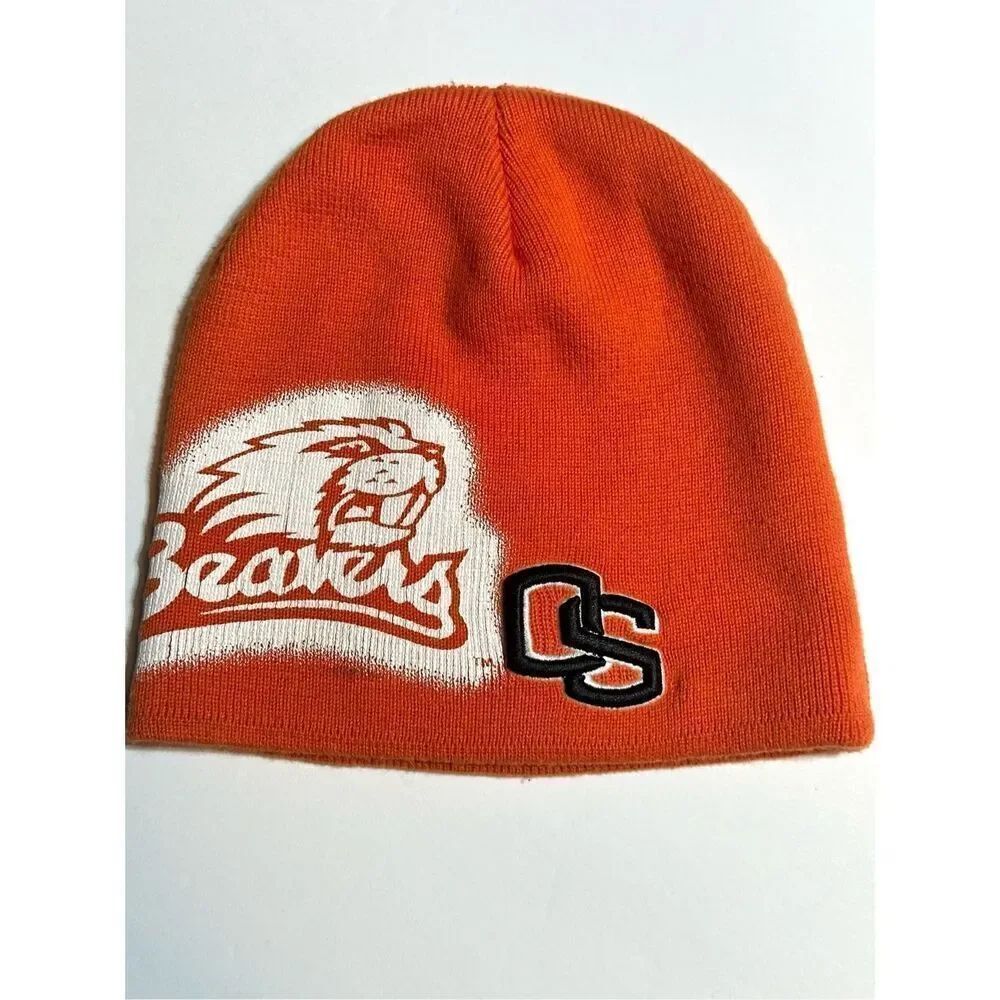 Top of the World Oregon State beavers orange beanie hat one size